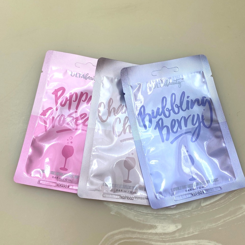 Ulta Beauty Holiday Party Metallic Face Masks NIB